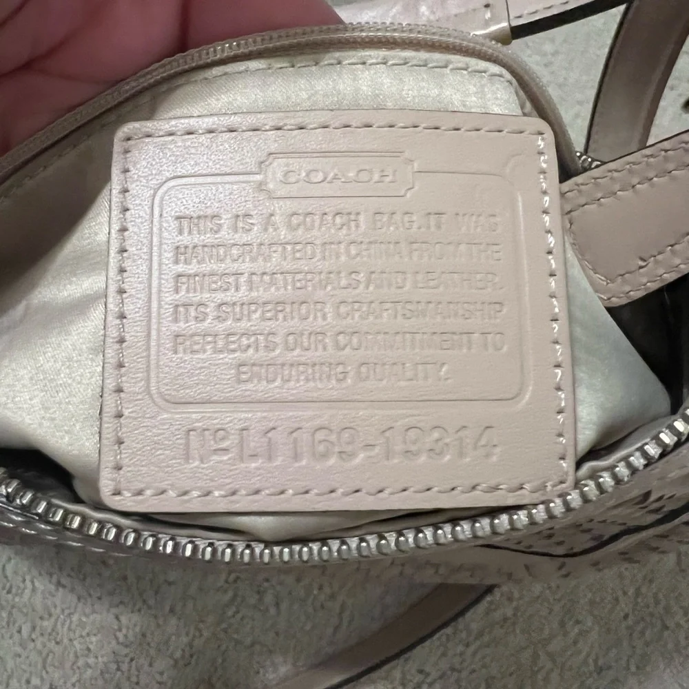 Coach Woven Leather Crossbody - Picture 3 of 7